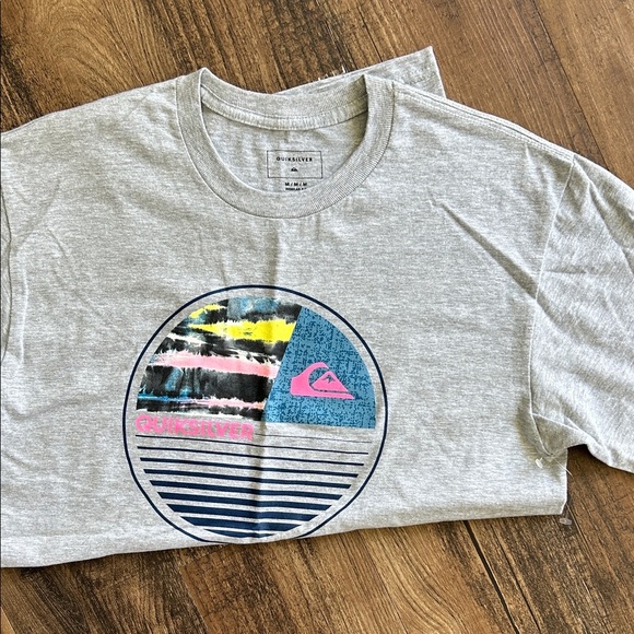 Quiksilver Light Gray Graphic Tee - Picture 3 of 4